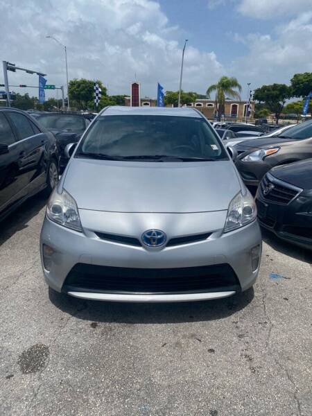 2014 Toyota Prius for sale at America Auto Wholesale Inc in Miami FL