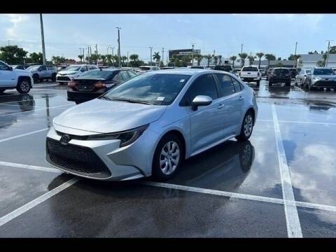 2020 Toyota Corolla for sale at FREDY CARS FOR LESS in Houston TX
