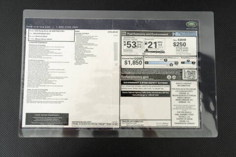 2025 Land Rover Range Rover P550e SE