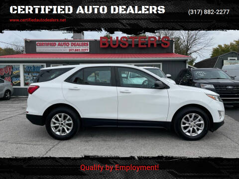 2020 Chevrolet Equinox for sale at CERTIFIED AUTO DEALERS in Greenwood IN