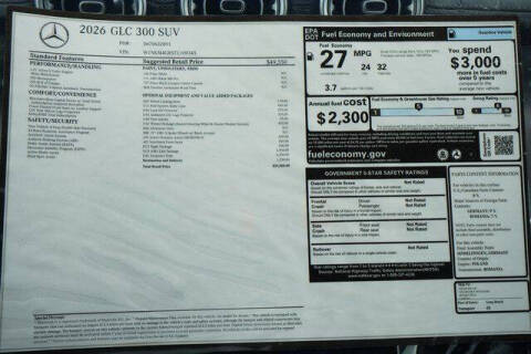 2026 Mercedes-Benz GLC GLC 300