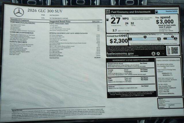 2026 Mercedes-Benz GLC GLC 300