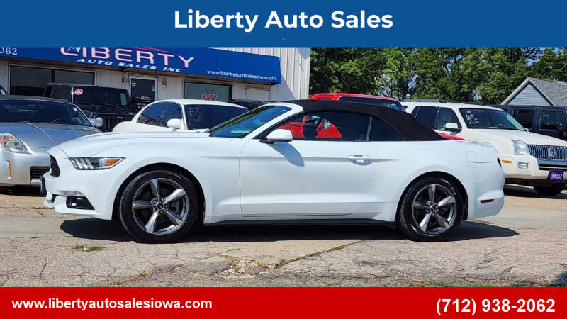 2015 Ford Mustang for sale at Liberty Auto Sales in Merrill IA