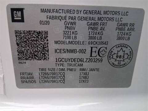 2020 Chevrolet Silverado 1500