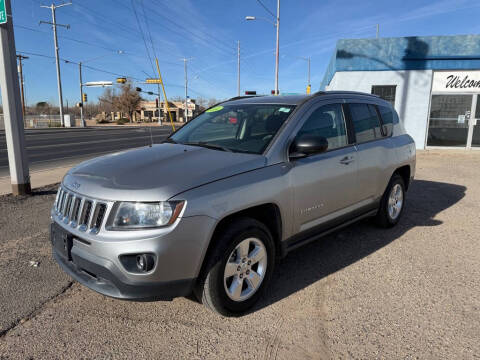 2014 Jeep Compass for sale at AUGE'S SALES AND SERVICE in Belen NM