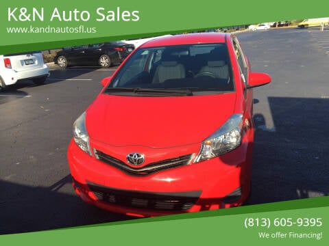 2014 Toyota Yaris for sale at K&N AUTO SALES in Tampa FL