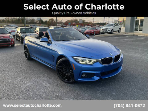 2018 BMW 4 Series for sale at Select Auto of Charlotte in Matthews NC