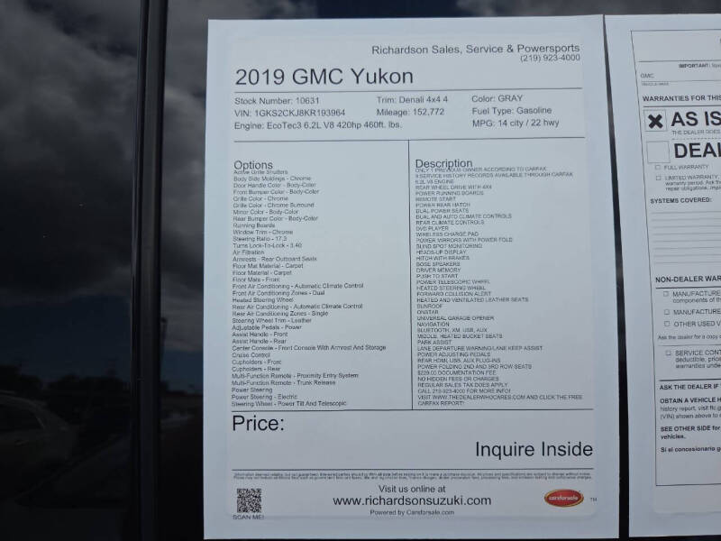 2019 GMC Yukon Denali