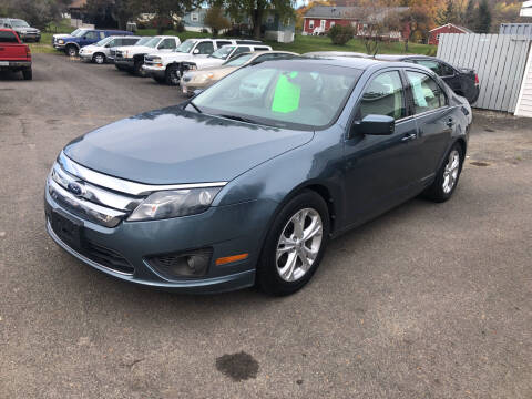 2012 Ford Fusion for sale at CENTRAL AUTO SALES LLC in Norwich NY