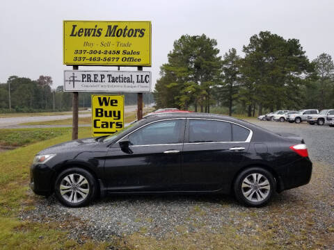 2014 Honda Accord for sale at Lewis Motors LLC in Deridder LA
