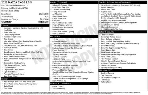 2023 Mazda CX-30 2.5 S