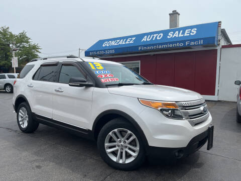 2013 Ford Explorer for sale at Gonzalez Auto Sales in Joliet IL