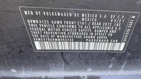 2021 Volkswagen Jetta S