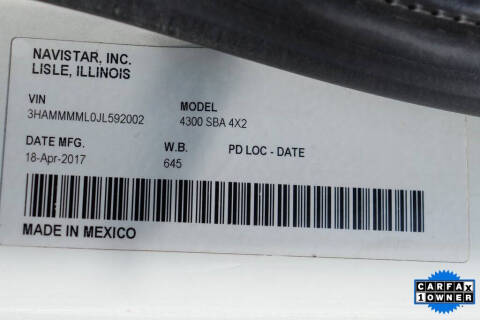 2018 International DuraStar 4300