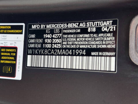 2021 Mercedes-Benz AMG GT