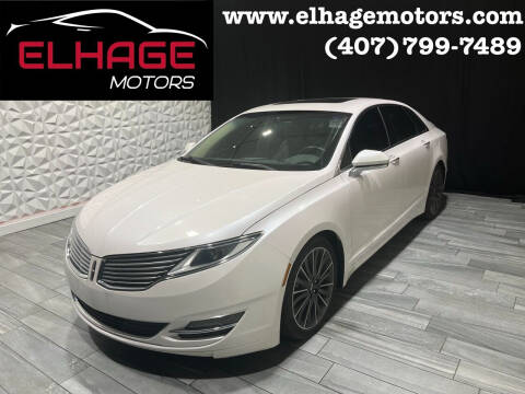 2016 Lincoln MKZ Hybrid for sale at Elhage Motors in Orlando FL