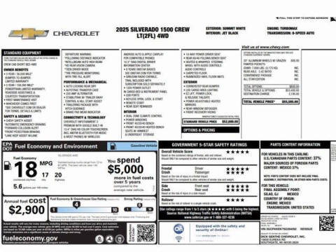 2025 Chevrolet Silverado 1500 LT