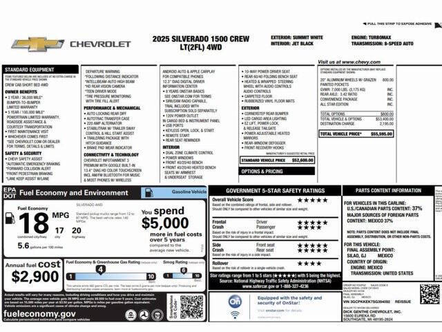 2025 Chevrolet Silverado 1500 LT