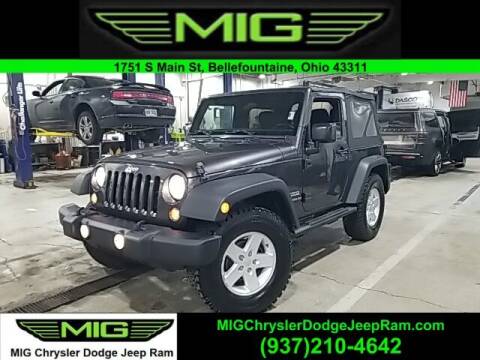 2017 Jeep Wrangler for sale at MIG Chrysler Dodge Jeep Ram in Bellefontaine OH