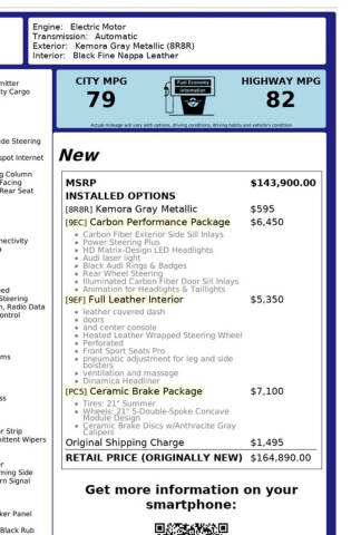 2023 Audi RS e-tron GT quattro