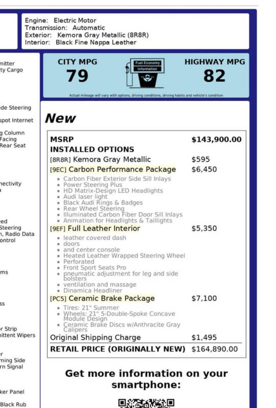 2023 Audi RS e-tron GT quattro