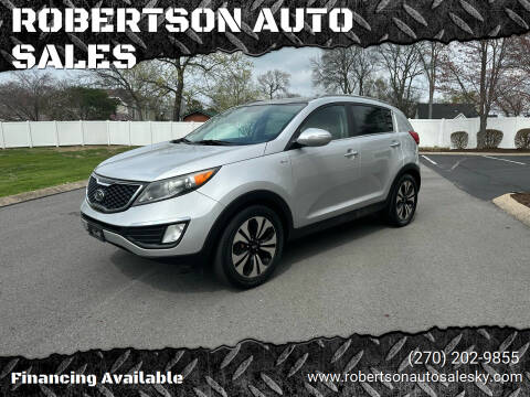 2011 Kia Sportage for sale at ROBERTSON AUTO SALES in Bowling Green KY