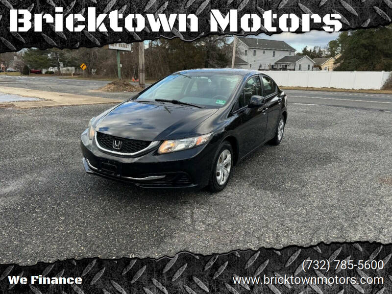 2013 Honda Civic for sale at Bricktown Motors in Brick NJ