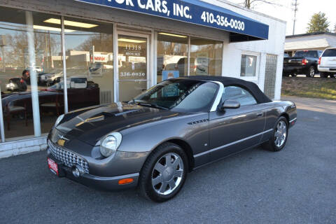 2003 Ford Thunderbird for sale at Owings Mills Motor Cars in Owings Mills MD