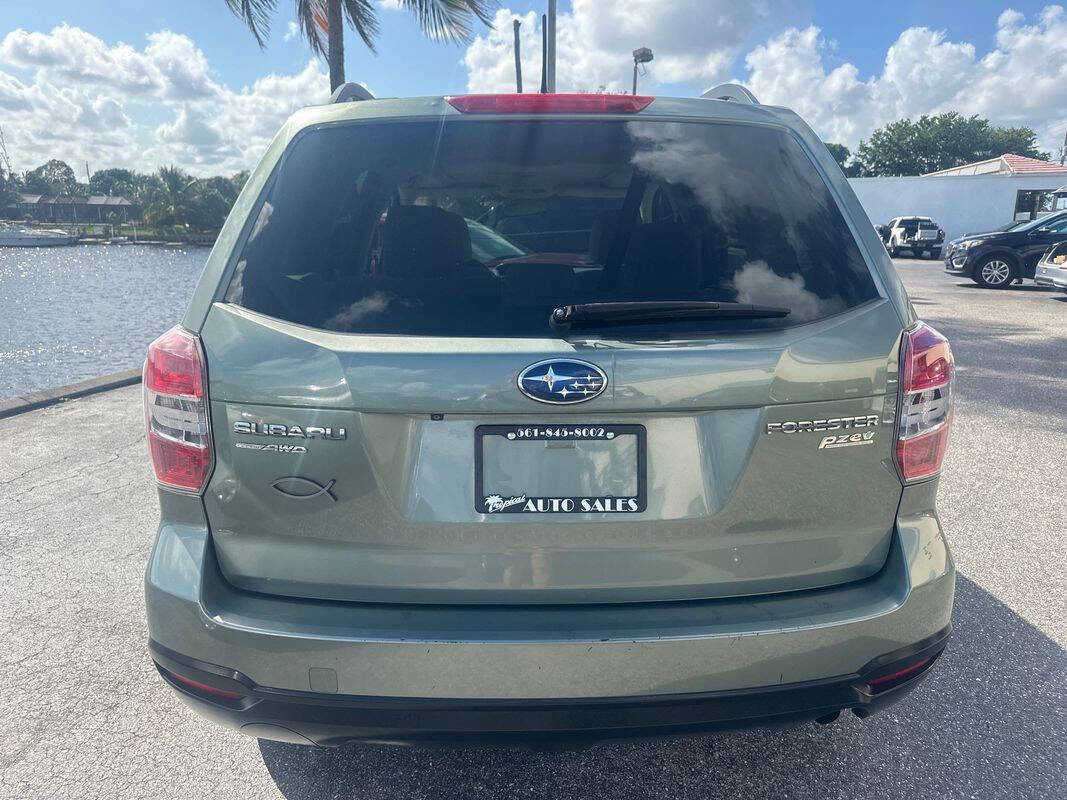 2014 Subaru Forester for sale at Tropical Auto Sales in North Palm Beach, FL