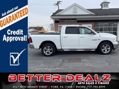 2013 RAM 1500 for sale at Better Dealz Auto Sales & Finance in York PA