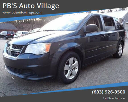 2013 Dodge Grand Caravan for sale at PB'S Auto Village in Hampton Falls NH