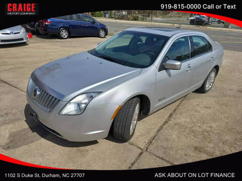 2010 Mercury Milan Hybrid for sale at CRAIGE MOTOR CO in Durham NC