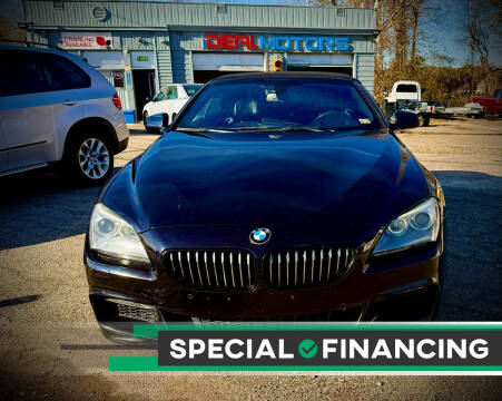 2014 BMW 6 Series for sale at IDEAL MOTORS in Danville VA