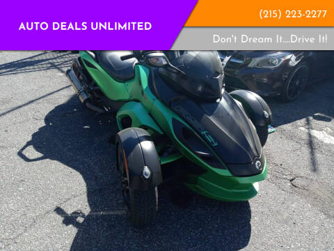 2012 Spyder Roadster for sale at AUTO DEALS UNLIMITED in Philadelphia PA