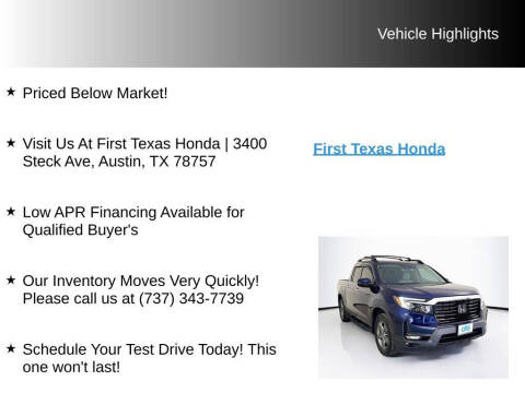 2023 Honda Ridgeline RTL-E
