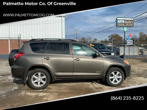 2010 Toyota RAV4 for sale at Palmetto Motor Co. of Greenville in Greenville SC