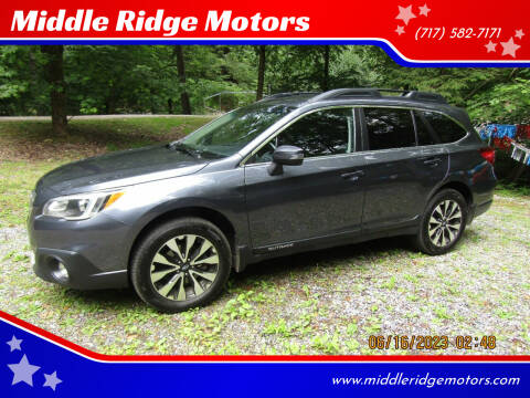 2016 Subaru Outback for sale at Middle Ridge Motors in New Bloomfield PA