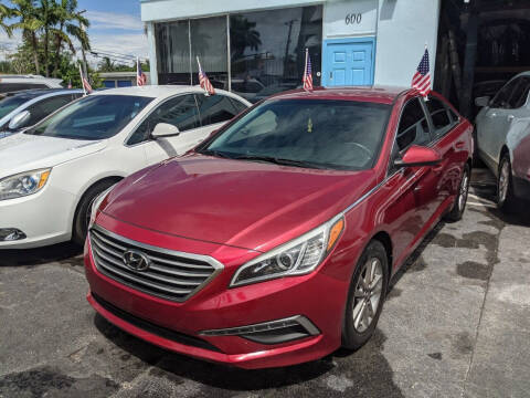 2015 Hyundai Sonata for sale at Blue Lagoon Auto Sales in Plantation FL