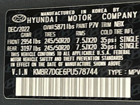 2023 Hyundai Palisade Calligraphy