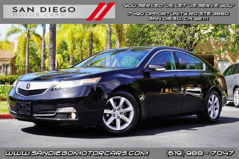 2012 Acura TL for sale at San Diego Motor Cars LLC in Spring Valley CA