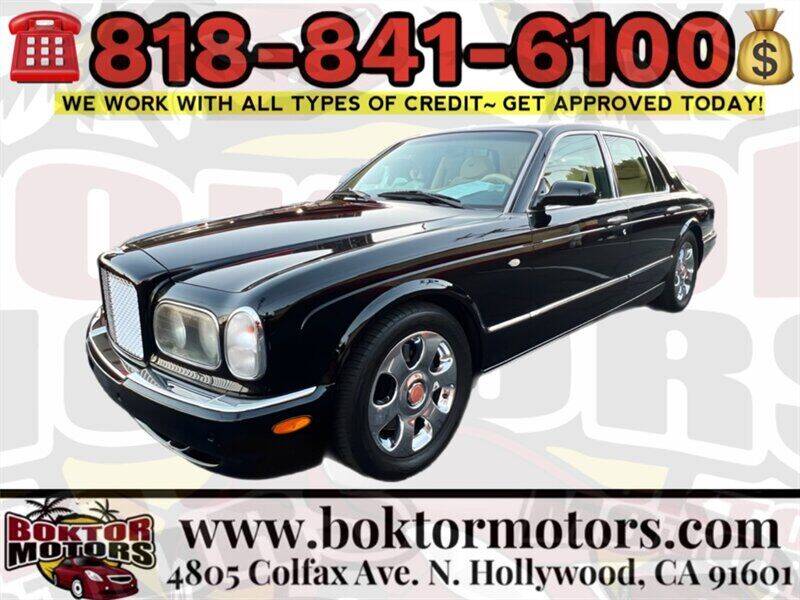 2001 Bentley Arnage for sale at Boktor Motors in North Hollywood CA