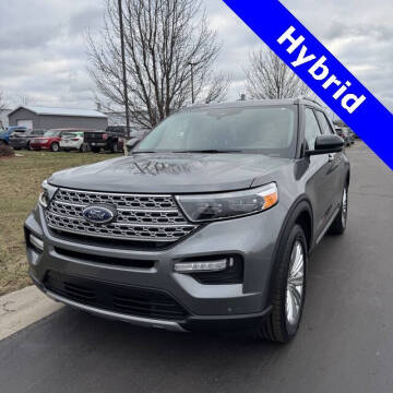 2021 Ford Explorer Hybrid for sale at MIDLAND CREDIT REPAIR in Midland MI