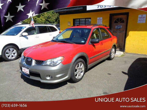 2006 Subaru Impreza for sale at Unique Auto Sales in Marshall VA