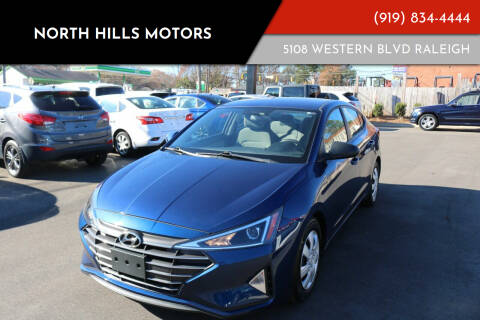 2019 Hyundai Elantra for sale at NORTH HILLS MOTORS in Raleigh NC