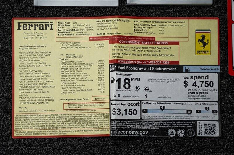 2016 Ferrari California T