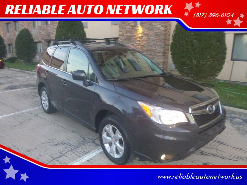 2016 Subaru Forester for sale at RELIABLE AUTO NETWORK in Arlington TX