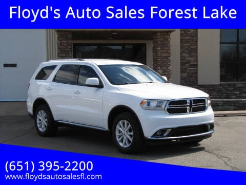 2020 Dodge Durango for sale at Floyd's Auto Sales Forest Lake in Forest Lake MN