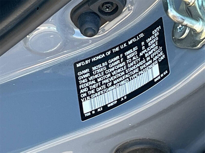 2021 Honda Civic Sport