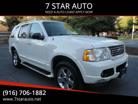 2003 Ford Explorer for sale at 7 STAR AUTO in Sacramento CA