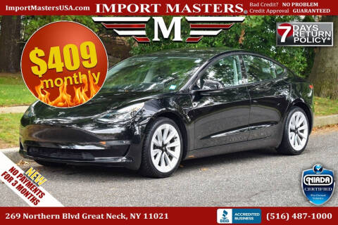 2021 Tesla Model 3 for sale at Import Masters in Great Neck NY